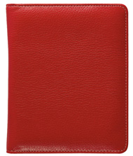 Red Leather 2 4x6 Picture Frames Closed